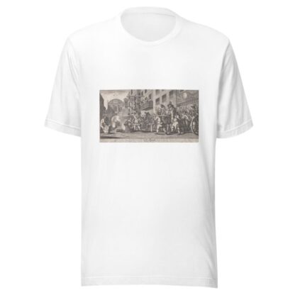 Burning ye Rumps at Temple-Barr by William Hogarth T-Shirt