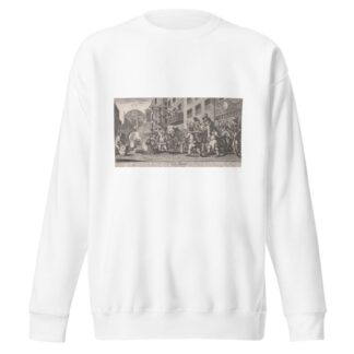 Burning ye Rumps at Temple-Barr by William Hogarth Sweatshirt