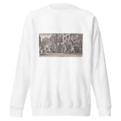 Burning ye Rumps at Temple-Barr by William Hogarth Sweatshirt