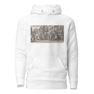 Burning ye Rumps at Temple-Barr by William Hogarth Hoodie