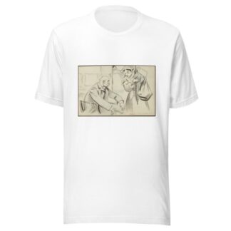 alors, c’est ici, qu’y a une place de bonne d’enfant – oui, petite, c’est pour moi by Fernand Louis Gottlob T-Shirt