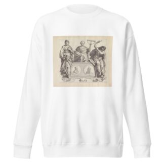 Portret van Gregorio Barbarigo en de personificaties van Kwelling, Onderscheid van goed en kwaad en Achterklap by Robert van Audenaerde Sweatshirt