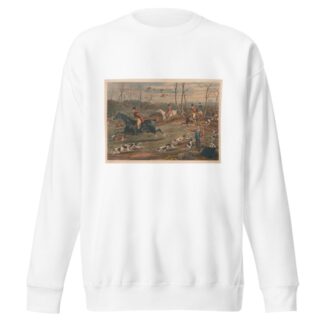Fox Hunters – Gone Away by Henry Thomas Alken Sweatshirt
