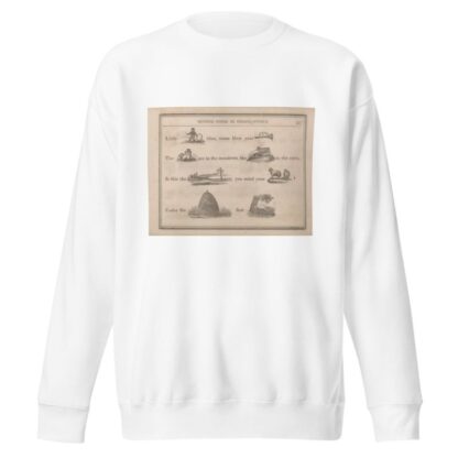 Boy, Horn, Sheep, Cows, Way, Sheep, Hay-stack, Asleep by Sherman & Co. Sweatshirt