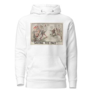 Saving his Face by Carey Cartoon Service Hoodie