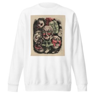 Masques à louer ou non by André Gill Sweatshirt