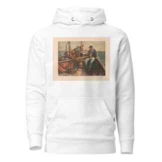 Avant la pèche by Pierre-Célestin Billet Hoodie