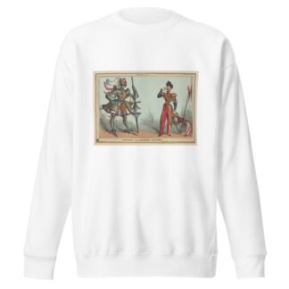 Contrasts, pl. 1st. Ancient and modern lancers. by William Heath Sweatshirt