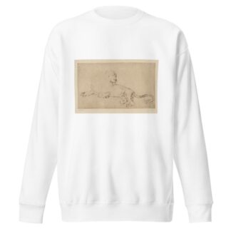 Löwenstudie by Albert Welti Sweatshirt