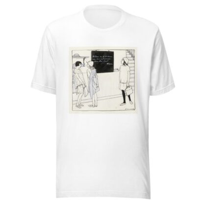 Elsje kijkend naar een schoolbord by Anny Leusink T-Shirt