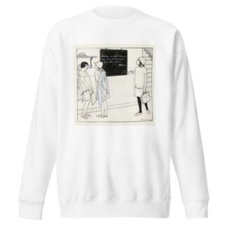 Elsje kijkend naar een schoolbord by Anny Leusink Sweatshirt