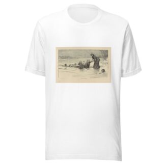 They all go skating by Charles Dana Gibson T-Shirt