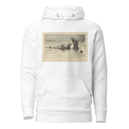 They all go skating by Charles Dana Gibson Hoodie