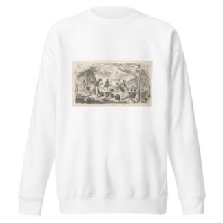 Camp Meeting Sketches; Cooking by Winslow Homer Sweatshirt