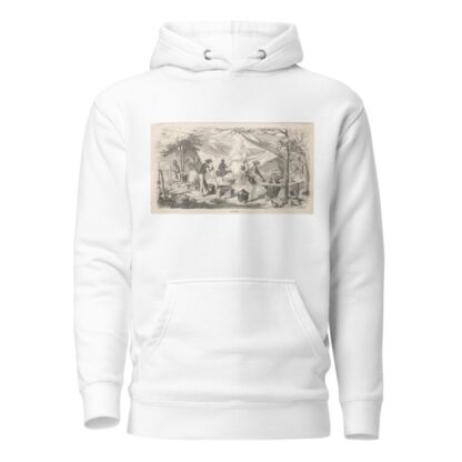 Camp Meeting Sketches; Cooking by Winslow Homer Hoodie