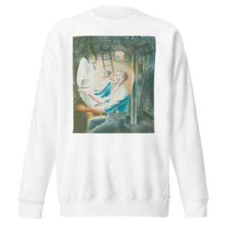 Submarine observation by Eric Ravilious Sweatshirt