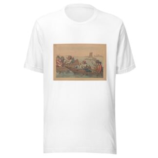 Pleasures of boating by Thomas Rowlandson T-Shirt
