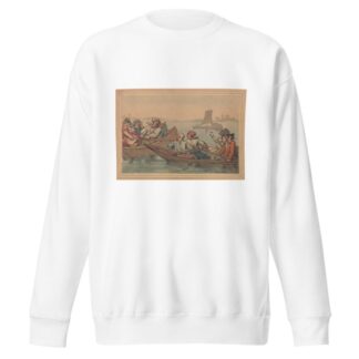 Pleasures of boating by Thomas Rowlandson Sweatshirt