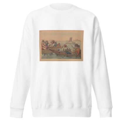Pleasures of boating by Thomas Rowlandson Sweatshirt