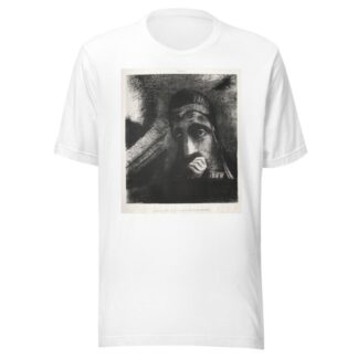 In My Dream I Saw in the Sky a Face of Mystery by Odilon Redon T-Shirt