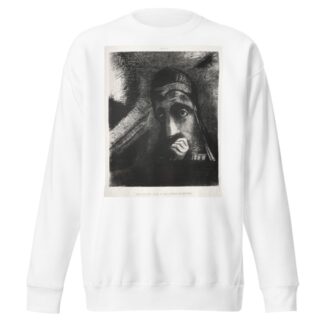 In My Dream I Saw in the Sky a Face of Mystery by Odilon Redon Sweatshirt