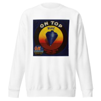 On Top Brand – Blue Label Citrus Label by Anonymous Sweatshirt
