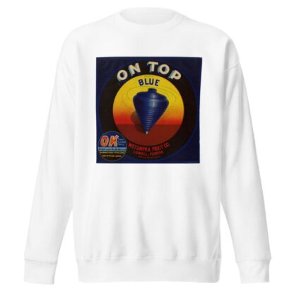On Top Brand – Blue Label Citrus Label by Anonymous Sweatshirt