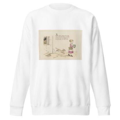 Die brave Berta und die böse Lina Pl.03 by Lothar Meggendorfer Sweatshirt