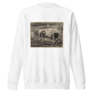 A first aid station by Lucien Jonas Sweatshirt