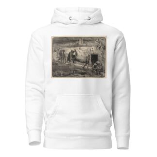 A first aid station by Lucien Jonas Hoodie