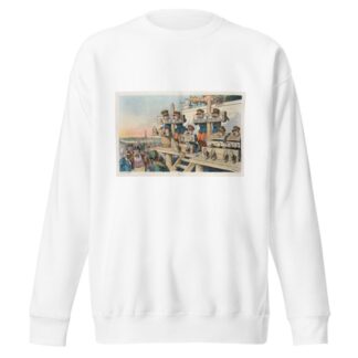 The French exposition of 1899 by John Samuel Pughe Sweatshirt