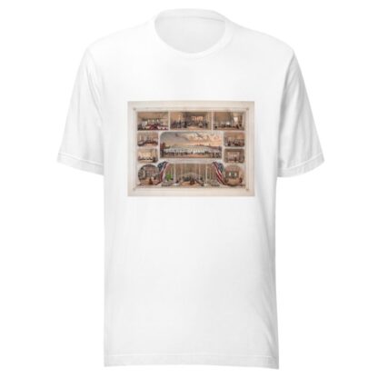 Citizens volunteer hospital corner of Broad St. & Washington Avenue, Philadelphia by James Fuller Queen T-Shirt
