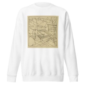 Palimpsest on Fairy rocks, Nova Scotia by Garrick Mallery Sweatshirt