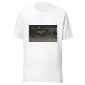 A night attack on a government wagon train by Frederic Remington T-Shirt