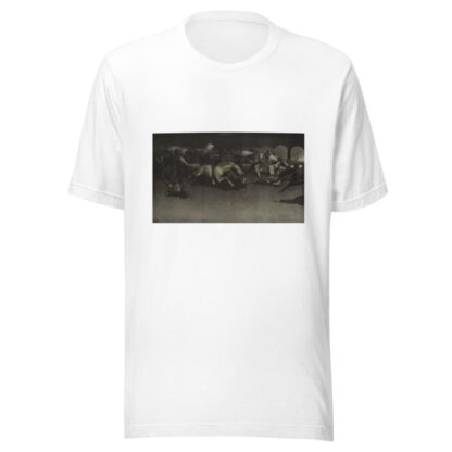 A night attack on a government wagon train by Frederic Remington T-Shirt