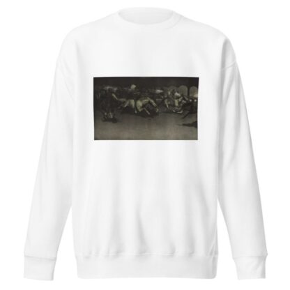 A night attack on a government wagon train by Frederic Remington Sweatshirt