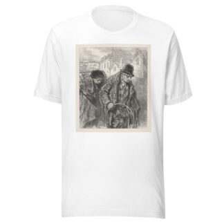 Masks and faces; What is done in the best society. To you the band, to me the sales pitch by Paul Gavarni T-Shirt