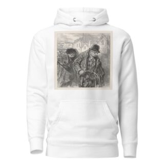 Masks and faces; What is done in the best society. To you the band, to me the sales pitch by Paul Gavarni Hoodie