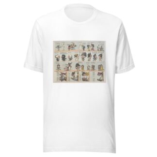Grotesque borders for screens, billiard rooms, dressing rooms Pl.09 by George Moutard Woodward T-Shirt