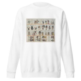 Grotesque borders for screens, billiard rooms, dressing rooms Pl.09 by George Moutard Woodward Sweatshirt