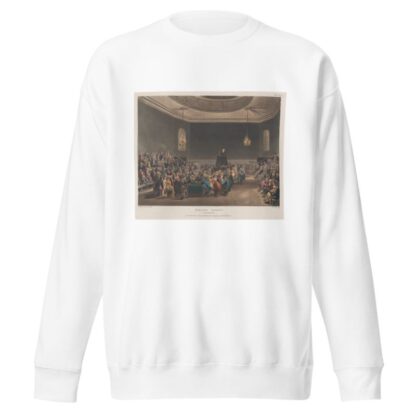 Debating Society, Piccadilly by Thomas Rowlandson Sweatshirt