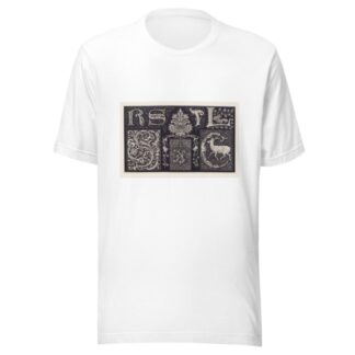 Les petits alphabets du brodeur Pl.12 by Édouard Guichard T-Shirt