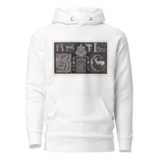 Les petits alphabets du brodeur Pl.12 by Édouard Guichard Hoodie