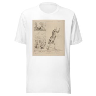 The first charge. Exit in fumo by James Sayers T-Shirt