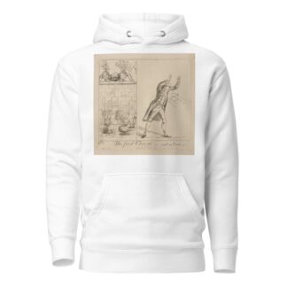 The first charge. Exit in fumo by James Sayers Hoodie