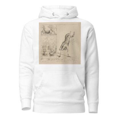The first charge. Exit in fumo by James Sayers Hoodie