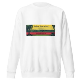 Just Fine Brand Fruit Label by Anonymous Sweatshirt