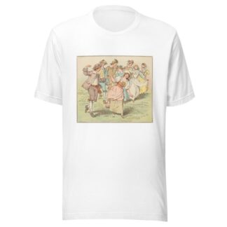 Four dancing couples in rustic costume by Anonymous T-Shirt