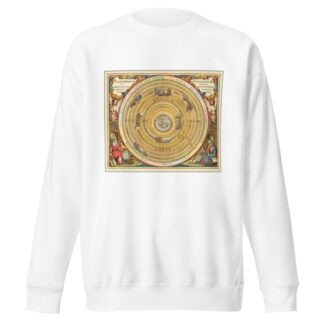 Planisphaerium Ptolemaicum, Sive Machina Orbium Mundi Ex Hypothesi Ptolemaica In Planno Disposita by Andreas Cellarius Sweatshirt