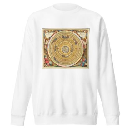 Planisphaerium Ptolemaicum, Sive Machina Orbium Mundi Ex Hypothesi Ptolemaica In Planno Disposita by Andreas Cellarius Sweatshirt